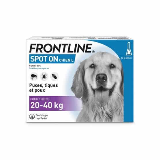 Frontline Chien Spot On 20-40 kg - placedesvetos.com