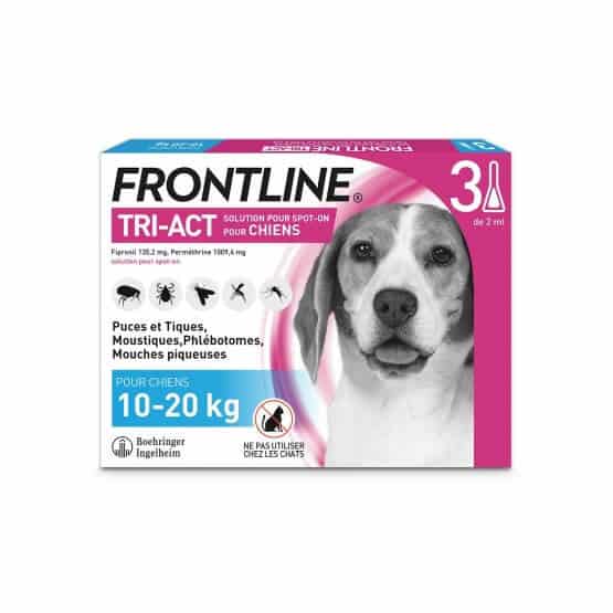 Frontline Tri-Act M Chien 10-20 kg - placedesvetos.com