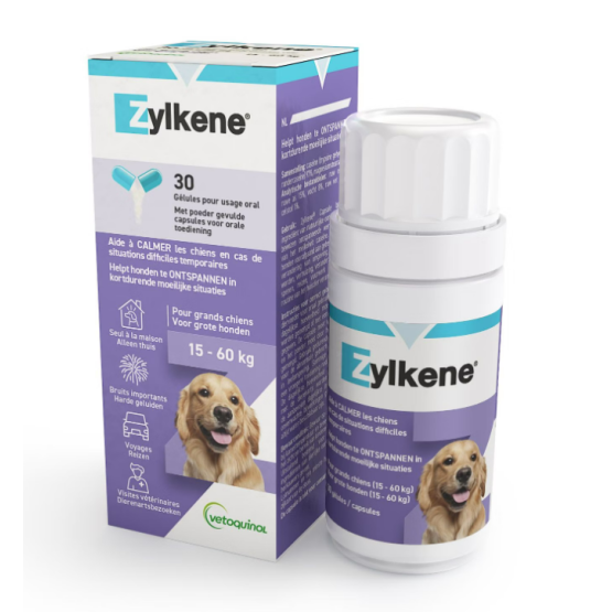 Anti-Stress Zylkene 450 mg pour chien de 15 à 60 kg