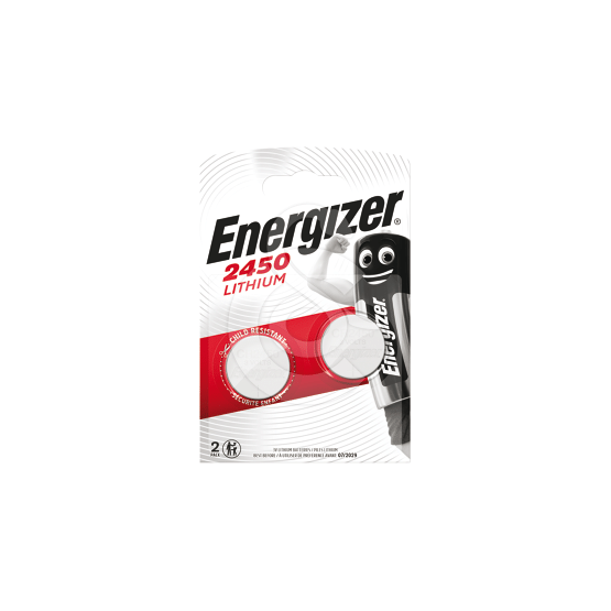 Pile bouton lithium 3V Type CR2450 Energizer - placedesvetos.com