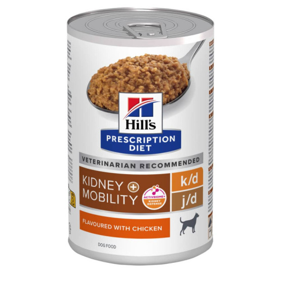 Pâtée pour chien Hill's Prescription Diet k/d kidney + j/d mobility